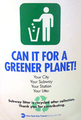 New York MTA - Going Green!