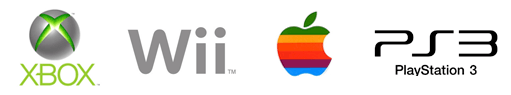 Game Console Logos + Apple